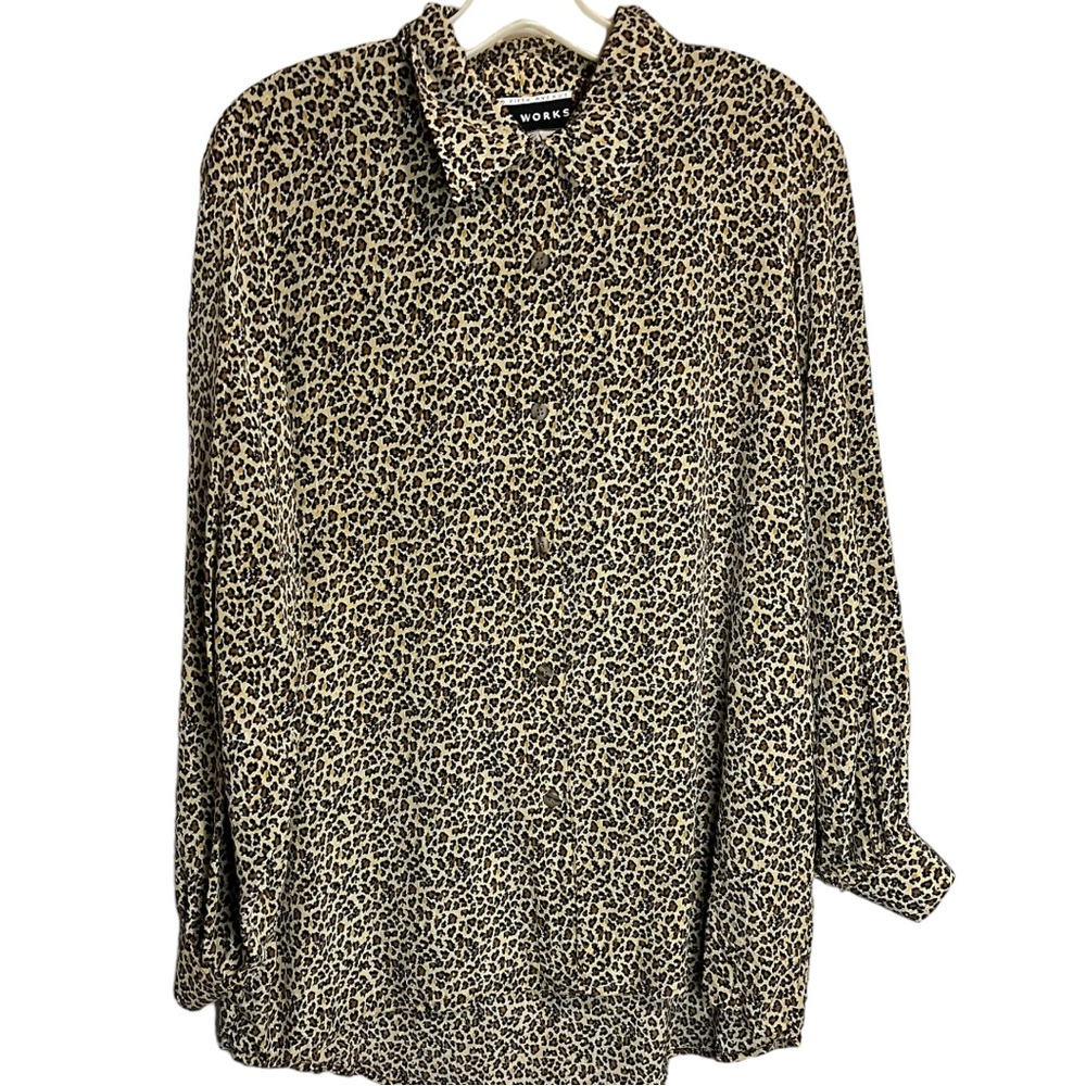 Vintage Saks Fifth The Works Silk Blouse